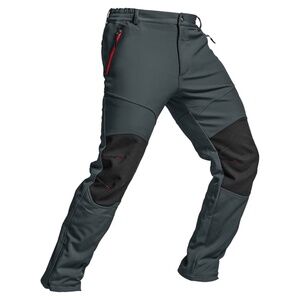 TSLA Men's Cargo Pants, Hiking Fleece Lined, Outdoor Work Pant - Size: 36W x 32L